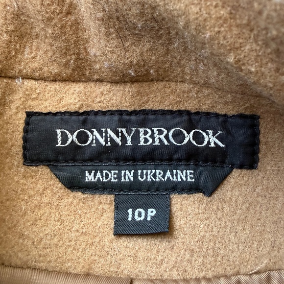 Vtg Donna Brook | Wool Tan Jacket | Size 10P | Classic & Elegant - Picture 5 of 8